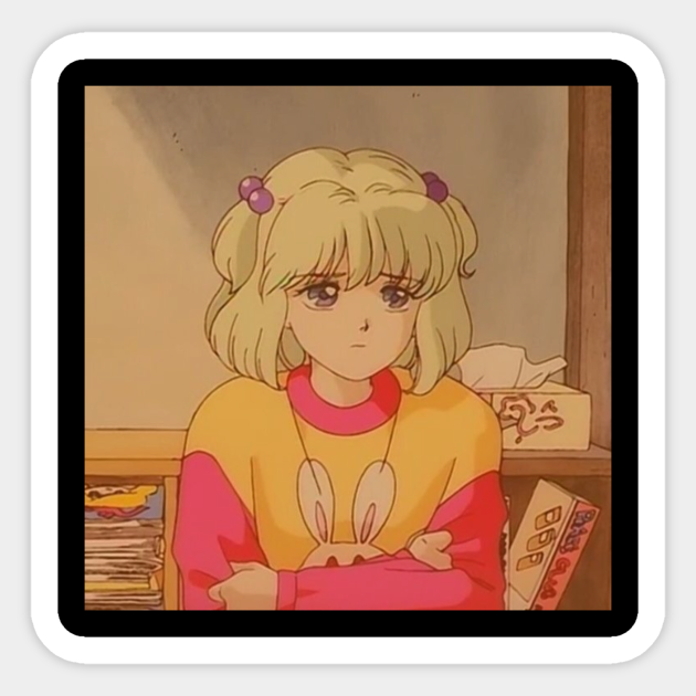 Anime 90s Anime Sticker TeePublic
